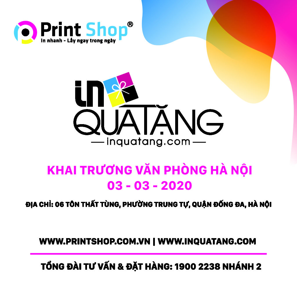 Fast printing – Same day pickup