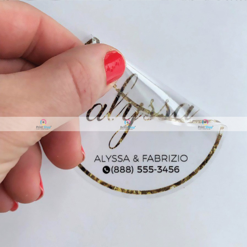 Xu Hướng In Tem Trong Suốt Đẹp Năm 2025